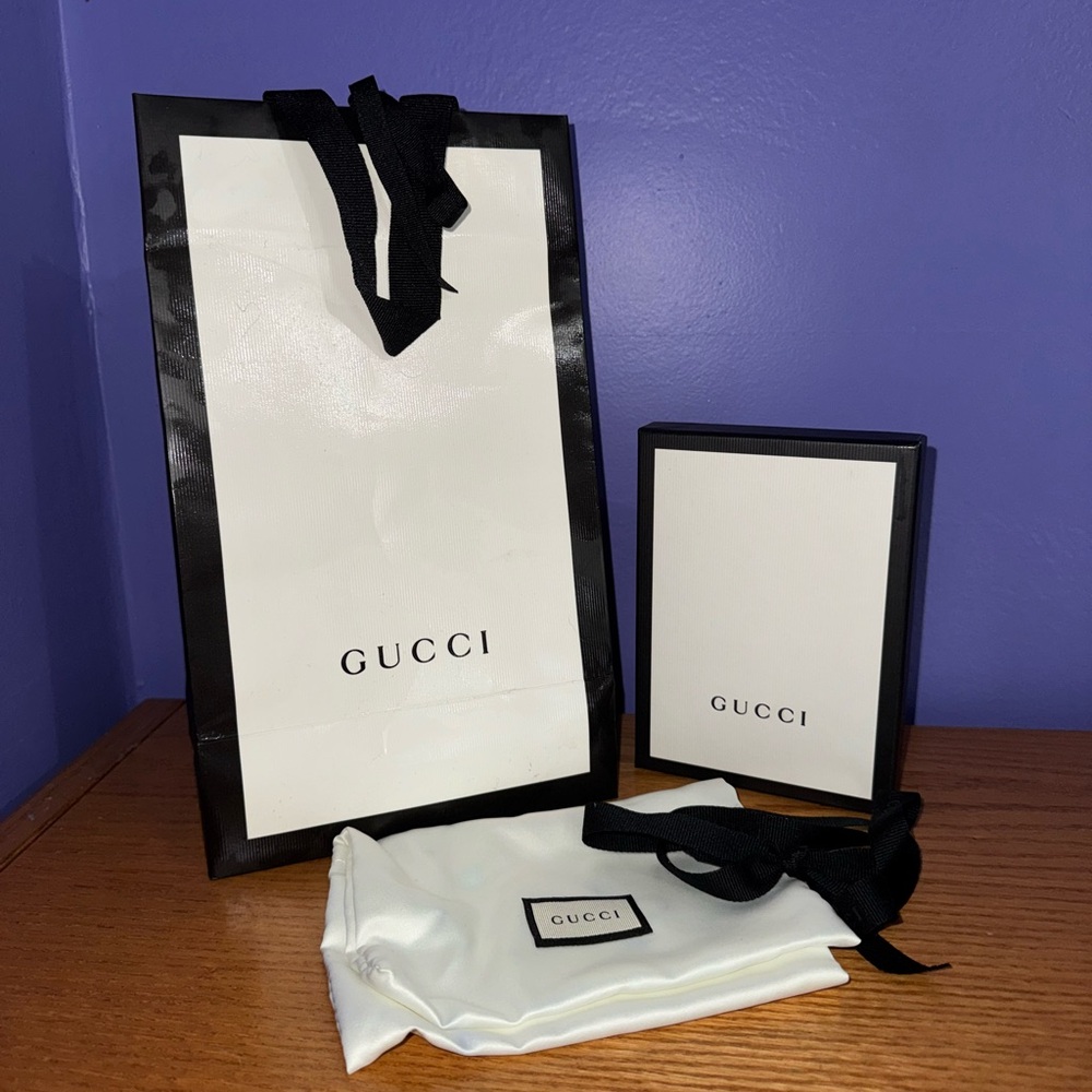 Gucci Accessories Including Gift Bag, Gift Box, Dust Bag & Ribbon